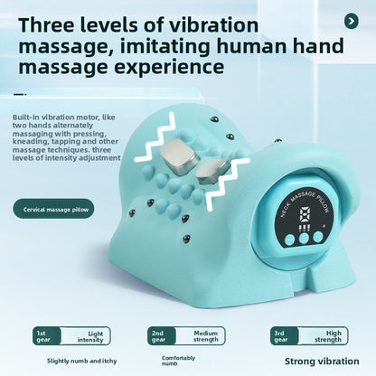 Electric Massage Pillow with Heat and Vibration